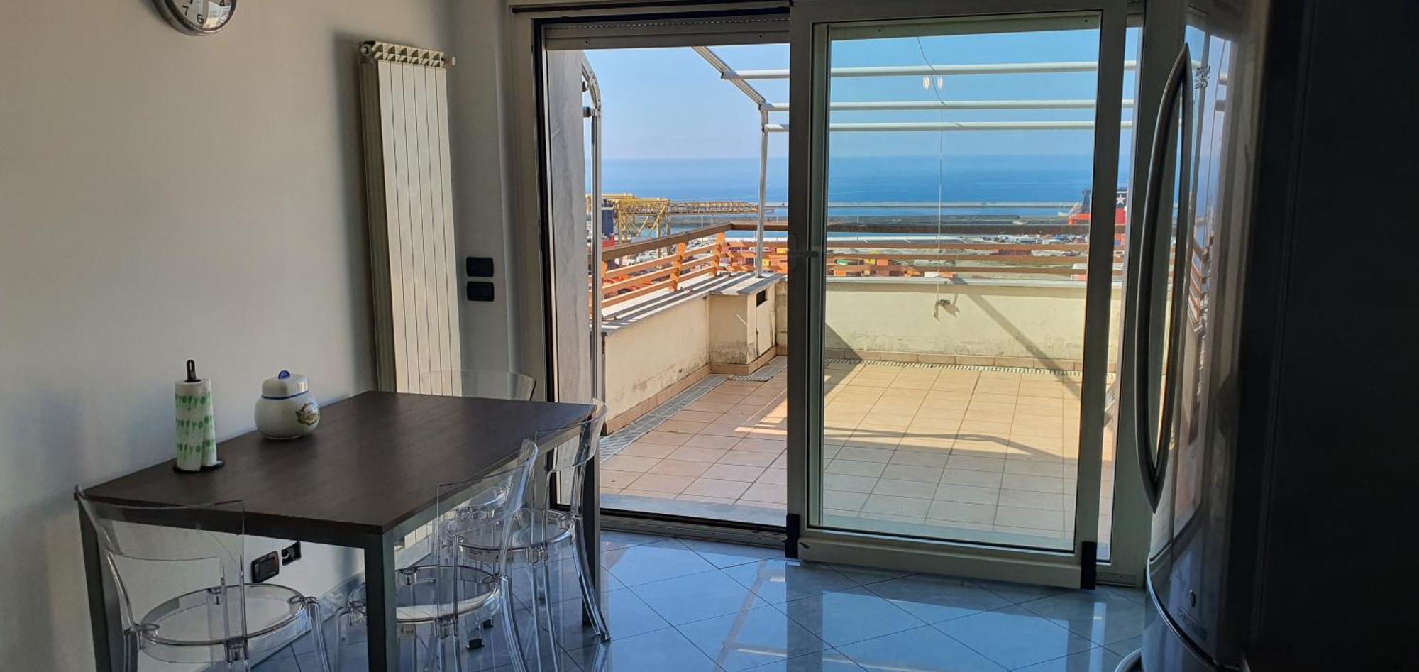 Attico Con Vista Su Genova Appartement Buitenkant foto
